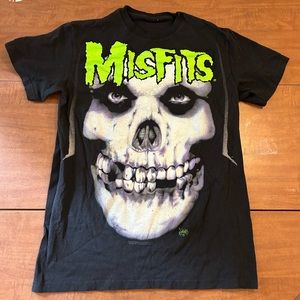 2003 Misfits skull black white green men’s Tshirt size small